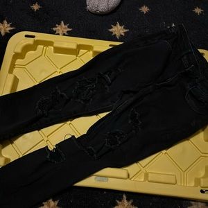 American Eagle super stretch black denim jeans